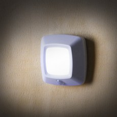 동작감지 모션 LED사각 건전지 센서등 계단 복도 아이클