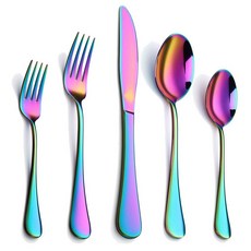 CHFL 세트 스테인레스 스틸 세트에는 포크 숟가락 거울 광택 식기세척기 사용 가능