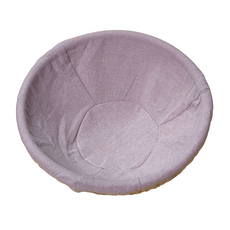 大祺百貨 圓形歐包發酵籐籃 麵包發酵籃 直徑18*高8cm, 原色, 1個