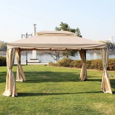 캐노피 천막 4x4m 가제보 4x4m 자바라 비닐 몽골텐트 기본형 포장마차, U01KTEXJ2E1X8GK4658WW5Y5VC-003, 1, C. 카키