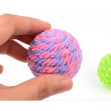 강아지 고양이 놀아주기 운동 털실 뼈다귀 모양 공 장난감 1~4개, 2P 스마일