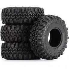 RC 타이어 장난감 모델 Axial용 SCX24용 TRX4M용 AX24용 슈퍼 소프트 고무 10인치 휠 56 22mm 124 크롤러 카용, RC 타이어 장난감 모델 Axial용 SCX24용 TR