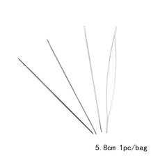 串珠針 開口針 珠寶製作利器, 1個, 長度約5.8cm【精美包裝一入】