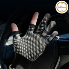 GOLDMEME 남자운전용장갑 여름운전장갑, 블랙