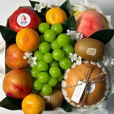 믿고달 혼합 과일선물세트 + 보자기 과일 선물세트 이바지 음식 첫인사선물 예단 병문안 임직원선물용 출산 단체 승진 선물 과일바구니, 1개, 믿고달 과일선물세트 스몰