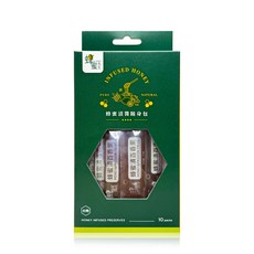 Mr.HONEY 蜂蜜先生 蜂蜜漬竹薑隨身包 獨立包裝 暖心滋味 促進新陳代謝, 24g, 10個