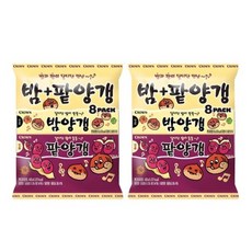 크라운 밤양갱 + 팥양갱, 400g, 12개