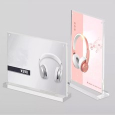 아크릴 투명 광고 메뉴판 알림판 패널 테이블 가림막, 본상품선택
