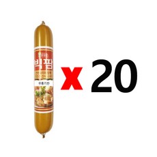 롯데 빅팜 90gX20개 군대 어린이 어른 간식 소시지 맥주안주 음식 재료 주전부리, 90g, 20개