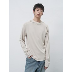 브랜드정품 제너럴아이디어 GENERALIDEA MAN 레이어드 소프트 후드티 SAND SBE4M02011 293632