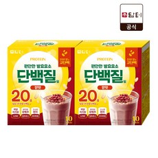 담터 편안한 발효효소 단백질밀 팥맛, 2개
