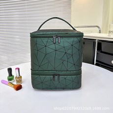 《小日子家居館》大容量化妝包 高級感PVC便攜女包 指甲油收納包