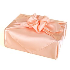 정담은보자기 공단 보자기 107 x 107cm 예단 명절 답례품 선물포장, 08. 살구, 1장