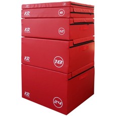 運動狂人 五合一專業跳箱五個一組 體材革重體海綿 健身訓練跳箱組合, 重體海綿