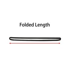 1Pcs 너비 4mm 두께 0.6mm 턴테이블 용 플랫 전송 벨트 LP 비닐 레코드 플레이어 축음기 드라이브, Fold Length 210mm, 1개, [17] Fold Length 210mm