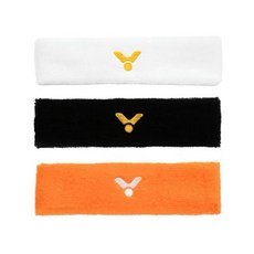 VICTOR 勝利 運動頭帶 C-2070 羽球頭帶，吸濕排汗，柔軟舒適，多色可選, 黑, 1個