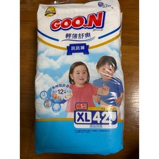 GOO.N 大王 國際版輕薄舒爽紙尿褲 褲型 XL 42片裝, 1個