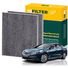 하이필터 현대 자동차 그랜저 활성탄 에어컨필터, 2개, 그랜저 HG HEV HI-B002