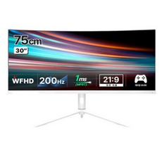 한성컴퓨터 WFHD 울트라 와이드 200Hz 게이밍 모니터, 75cm, TFG30F20W(무결점)