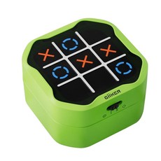 오브유 팡쿠 틱택토 보드게임박스 판 집중력 선물 휴대용 기억력 인지 교육 게임 바둑놀이 훈련, A. 슈퍼 틱택토녹색, 1개