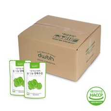 [오늘보감] 100% 과채주스 국내산 저온착즙 유기농 양배추즙 액상차 아님 첨가물없음 순수 유기농 양배추 100ml, 70개