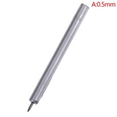 가죽 구멍 펀치 1 개 0.8MM-2.5MM DIY 수제 벨트 펀칭 중공 드릴링 도구 가죽 수공예 펀처 세트 가죽 도구, 0.5mm, 0.5mm, 1개