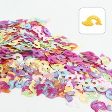 뮤즈 대용량 스팡클 파도 100g / 비즈 네일 슬라임 공예재료 파츠장식 만들기재료, 1개, 혼합색상