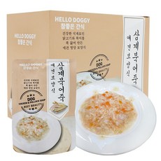 참좋은간식 애견보양식 파우치, 혼합맛(삼계/북어), 80g, 10개