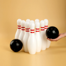 캐스비 스포츠 점보 볼링 놀이 세트, 혼합색상, 1세트