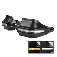 NC750X 핸드 가드 핸들 보호대 CB300R CB190 CB150R NC 750X LED 턴이있는 방풍, Bla with Light