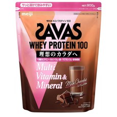 메이지 사바스 웨이프로틴100 멀티비타민 & 미네랄 밀크초코맛, 900g, 1개