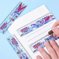 奧特曼硬尺帶波浪線直尺一二年級小學生畫線多功15cm尺子, 726奧特曼15厘米硬直尺（20支）, 1個