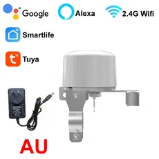 Tuya 스마트 와이파이 수도 가스 밸브 ON/OFF 자동 제어 타이머 DN15 지지대 알렉사 구글 리모컨, 01 China Mainland, 03 AU plug