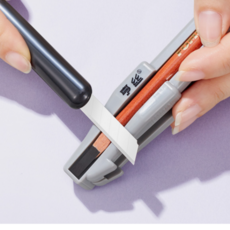 뚱보 실버 아이브로우 펜슬 샤프터 커딩가이드 펜슬깍이, 1개