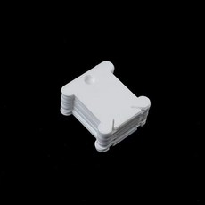 百貨大倉 繡線繞線板 手搖繞線器 100個/包 單色混色裝 繡線工具 十字繡工具, 乳白色（100片/包）, 1個