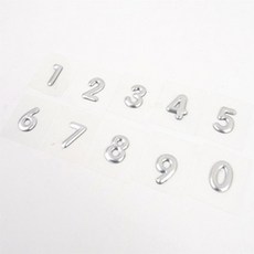 G.L.S 이니셜문자 스티커 입체글씨, C