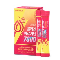 뉴트리디데이 더블업 콜라겐 초고함량 아르기닌 7000 15포, 300g, 1개