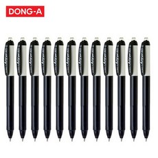 동아 애니겔 501 볼펜 0.5mm 1갑 12개입, 흑색, 1개