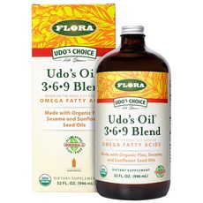 FLORA Udos 精選油 3-6-9 混合, 1罐, 946ml