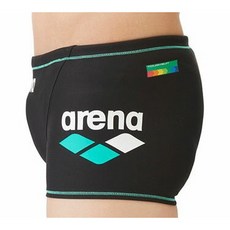 arena LOGO TOUGHSUIT 彩虹標訓練款男平口四角泳褲 S4104