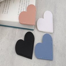 바른 책갈피 독서책갈피, 삼각형 - 화이트