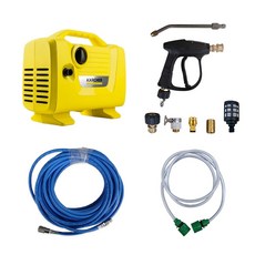 카처 K2 POWER 케이투파워 고압세척기 원터치 세트 에어컨청소 세차 베란다 호스 10M 110bar