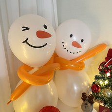 파티앤온 당근코 눈사람 2종 세트, 1세트