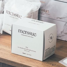 아트박스/메르슈 메르슈 무표백 티슈형 순면페이스타올 600매(100매6팩)