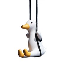 허니잼 스윙오리 룸미러걸이 차량용 액세서리 새차 집들이선물, 1개