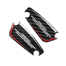 JINUNO 光陽 KRV 油缸蓋碳纖維保護貼 油杯蓋貼紙, 正碳纖維款, 1套