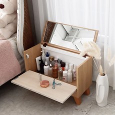 [홈퍼니] 실속 좌식 화장대 다리형, 아카시아