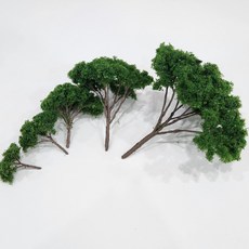 초록나무 나무모형 4cm 5cm 6.5cm 9cm 12cm 사이즈 5종 디오라마 재료 테라리움, 초록나무 4cm, 1개