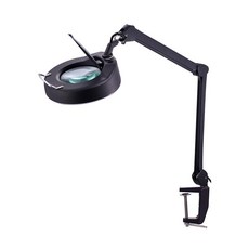 賽威樂 XYTRONIC JF-22CB-5X-ESD LED照明放大鏡燈 5倍光學玻璃 全電壓 黑色ESD型, 1個