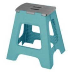 접이식 스툴 간이 자바라 의자 휴대용 현관, 1인용, 블루